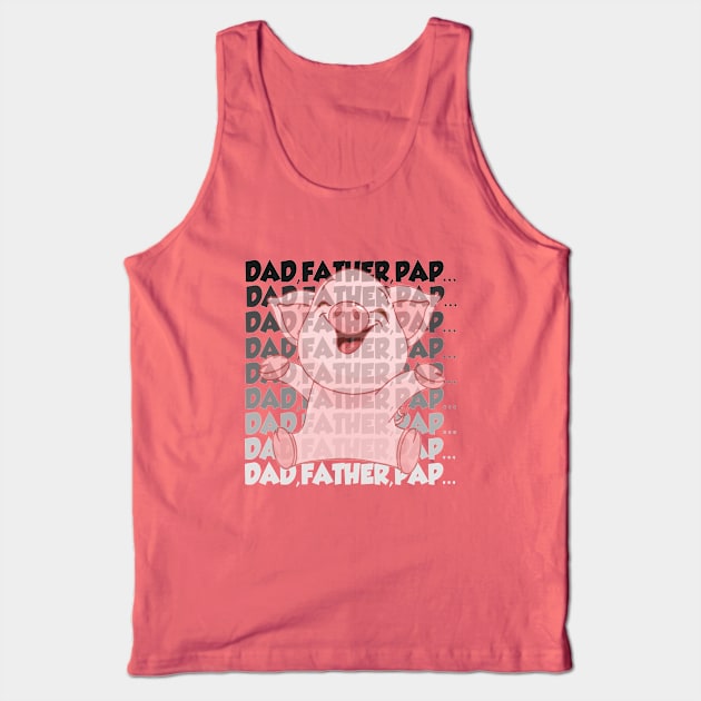 Dad Pig Tank Top by SILVER01